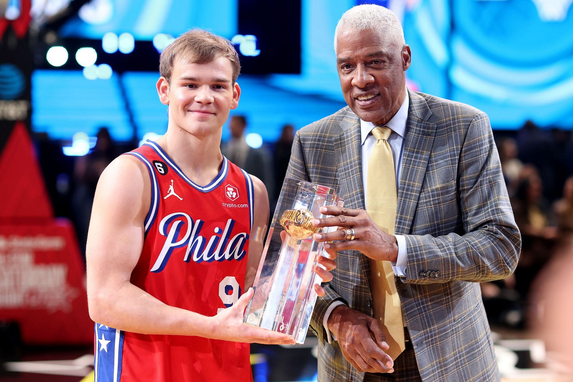 Mac McClung was the deserving winner of the Julius &quot;Dr. J&quot; Erving Slam Dunk Champion Trophy