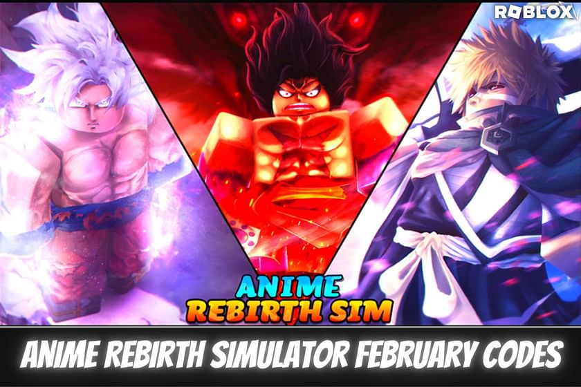 Roblox Anime Rebirth Simulator codes (February 2023)