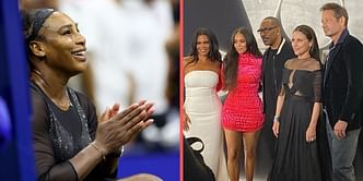 Serena Williams reveals she's started watching 'You People', sends a shout-out to actresses Nia Long and Lauren London.