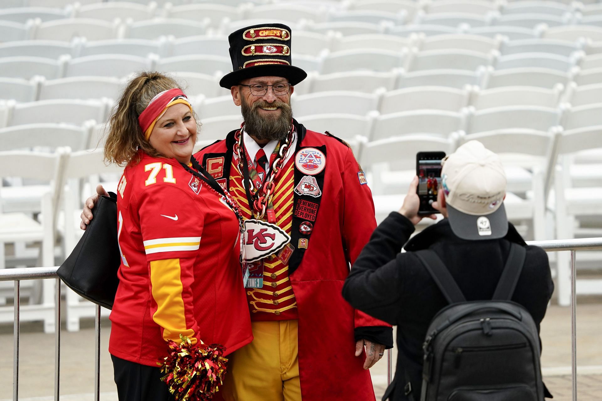 Fans at Kansas City Chiefs Victory Parade