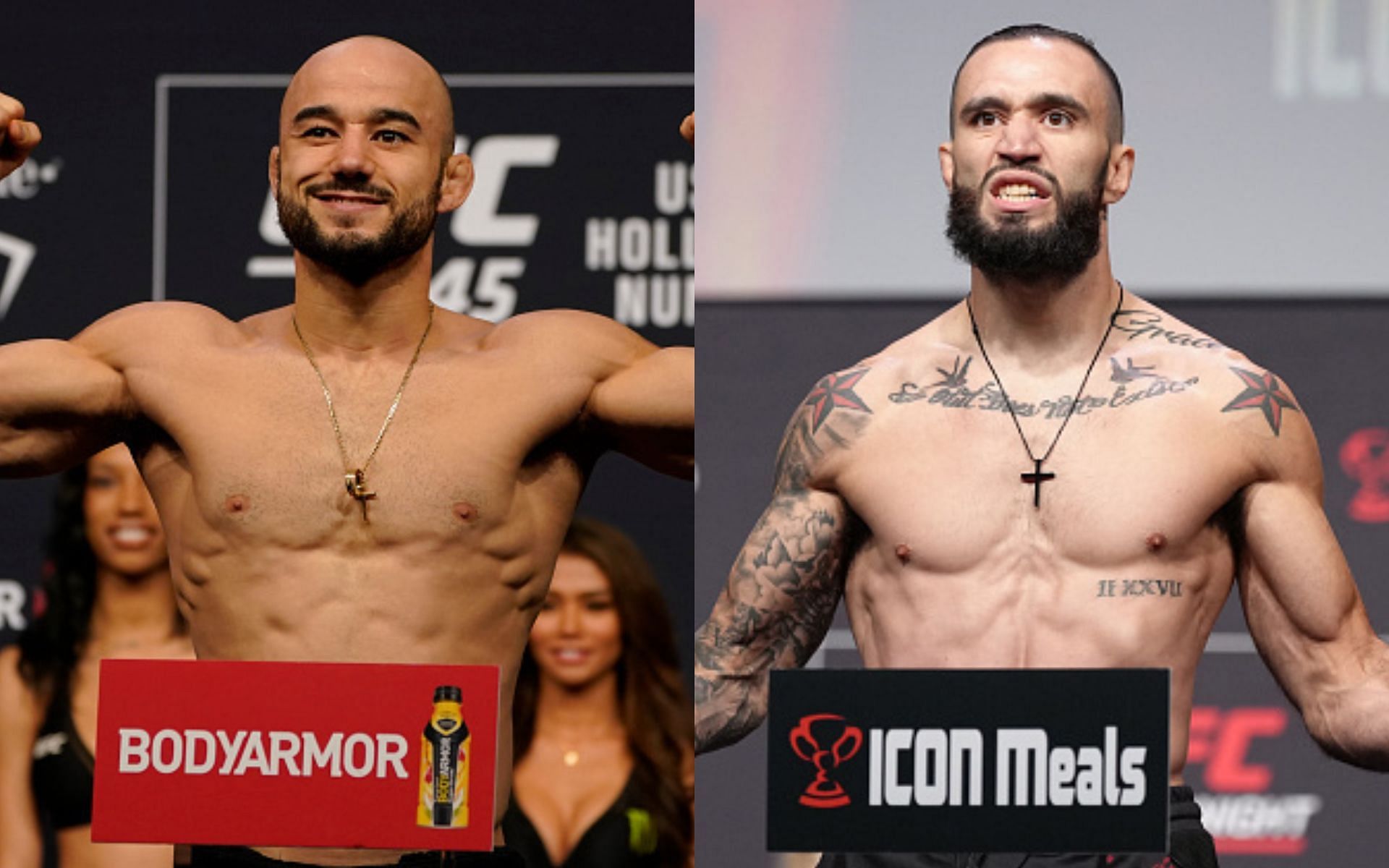 Marlon Moraes (left), Shane Burgos (right)