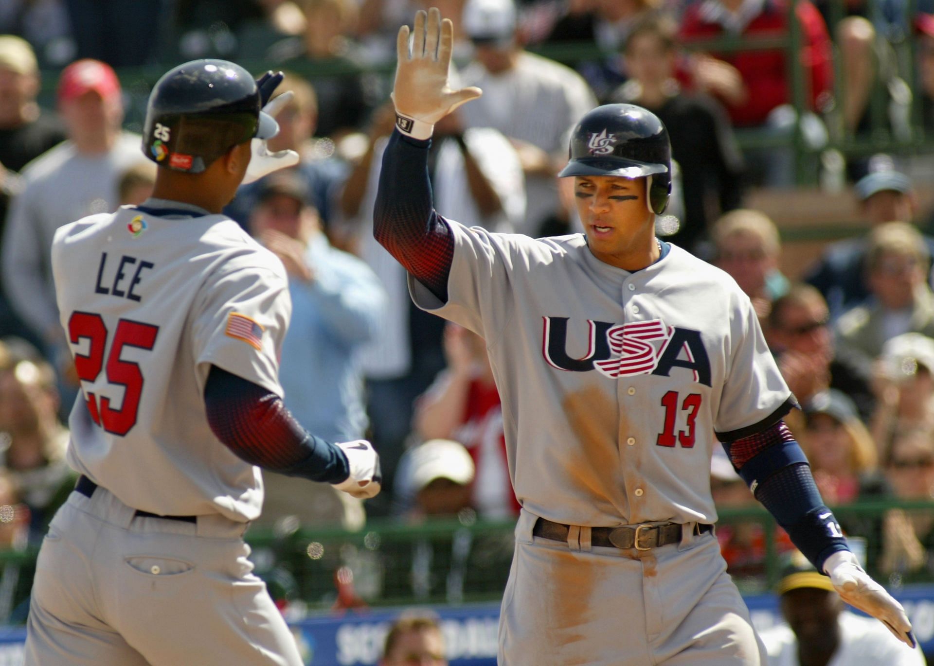 Derek Jeter 2006 Team USA World Baseball Classic WBC (Home/Road) Men's  Jersey