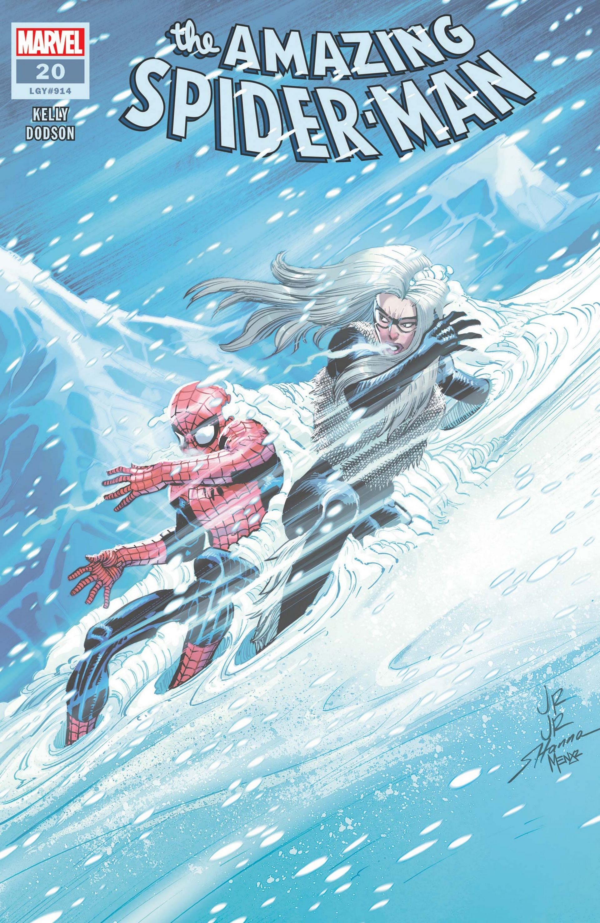 Cover of the latest issue of Amazing Spider-Man (Image via Marvel Comics)