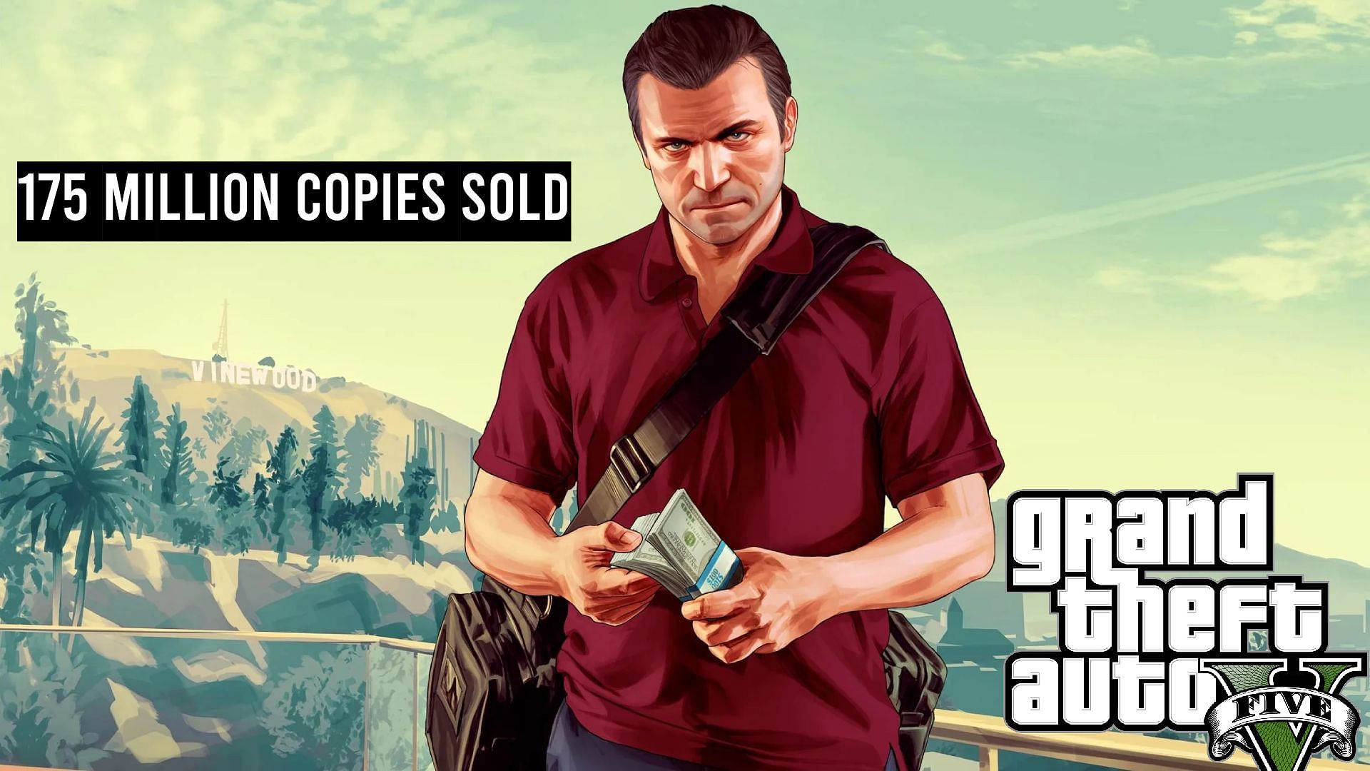 GTA 5 sells a record 175 million copies (Image via Rockstar)