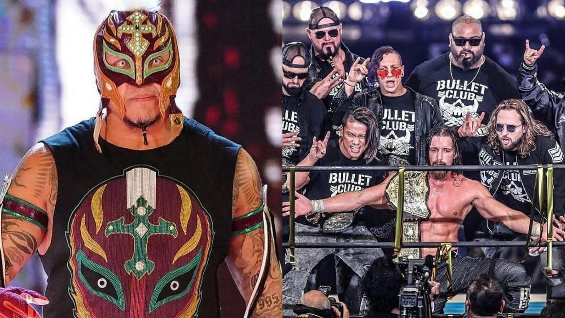Rey Mysterio was spotted with a Bullet Club member