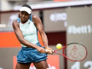 Alycia Parks in action at the 2022 bett1open