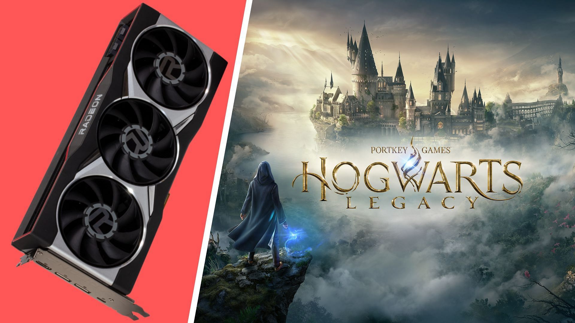 The AMD Radeon RX 6800 XT runs Hogwarts Legacy pretty well (Image via Sportskeeda)