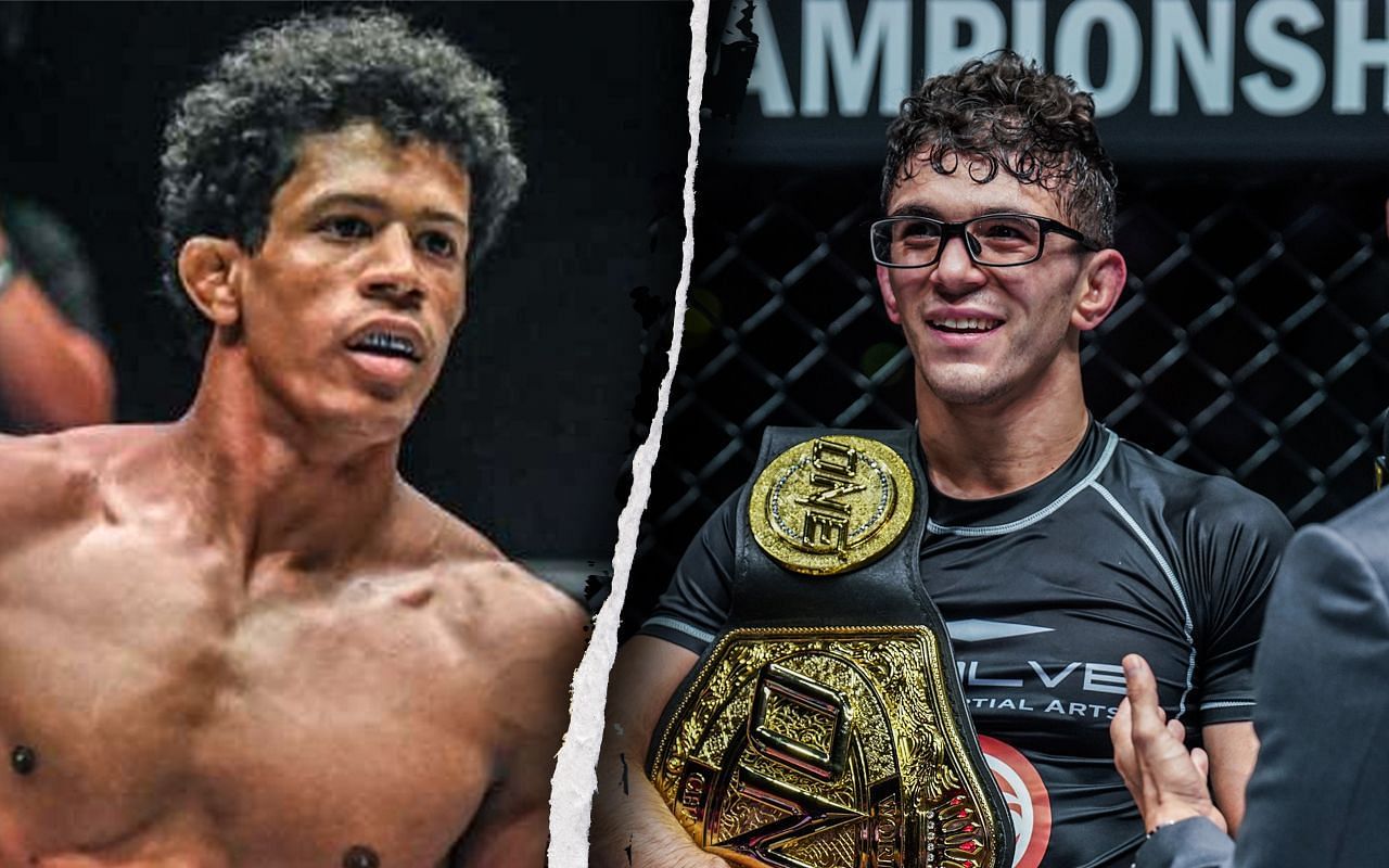 Adriano Moraes (left), Mikey Musumeci (right), photo by ONE Championship