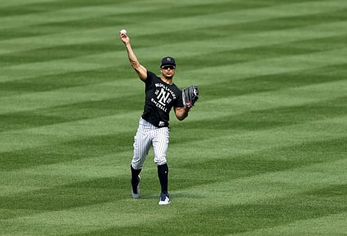 Giancarlo Stanton may be an outfielder if it's not Jasson Dominguez