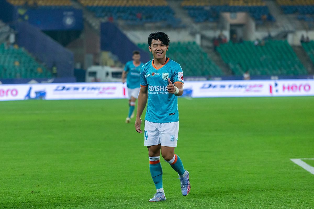 Isak was the best player for the Kalinga Warriors today (Image courtesy: ISL Media)