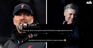 "Craziest Champions League game", "Doing that at Anfield is a major violation" - Twitter explodes as remarkable Real Madrid comeback shocks Liverpool