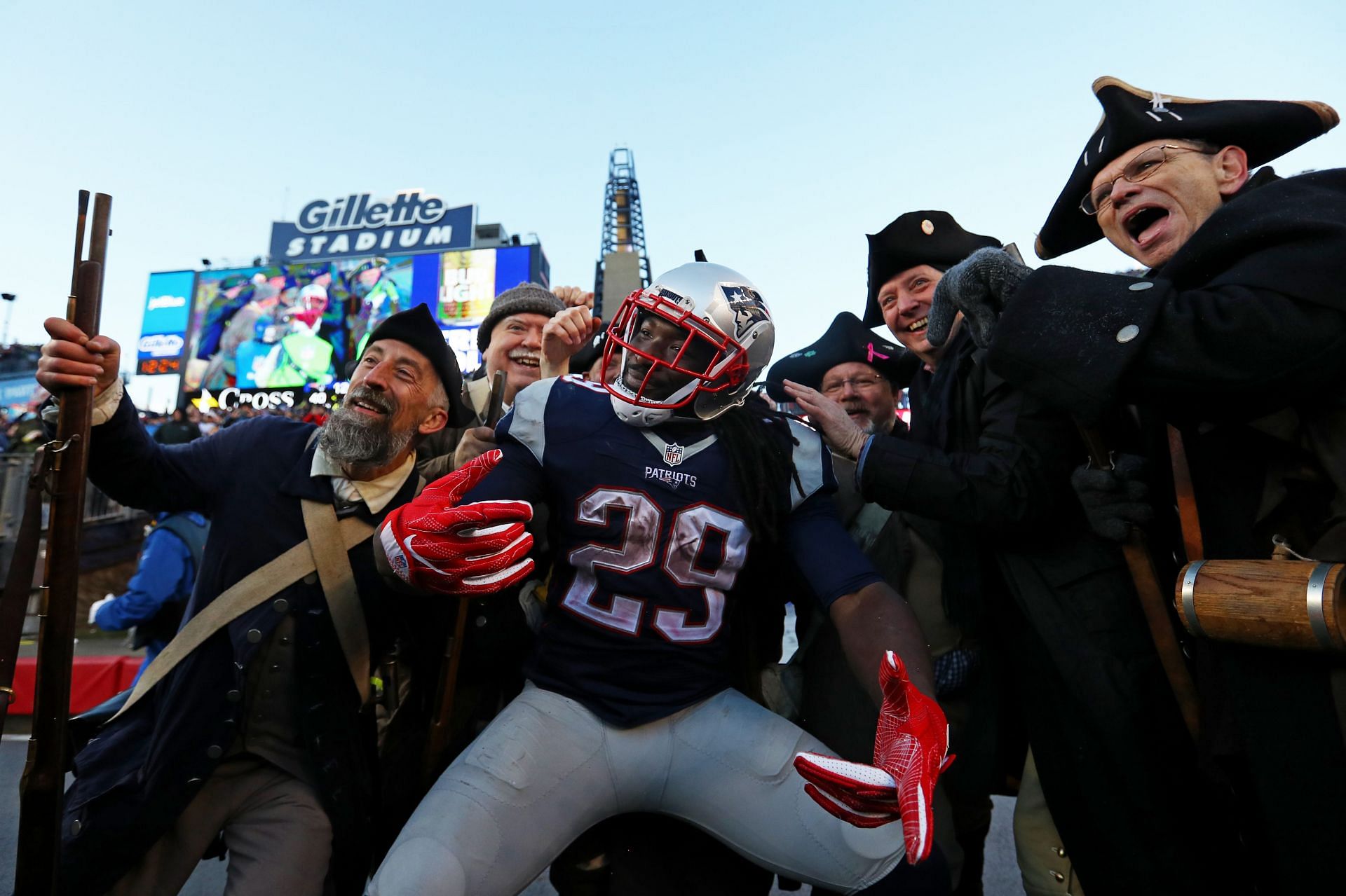 Tom Brady and LeGarrette Blount won two Super Bowls together