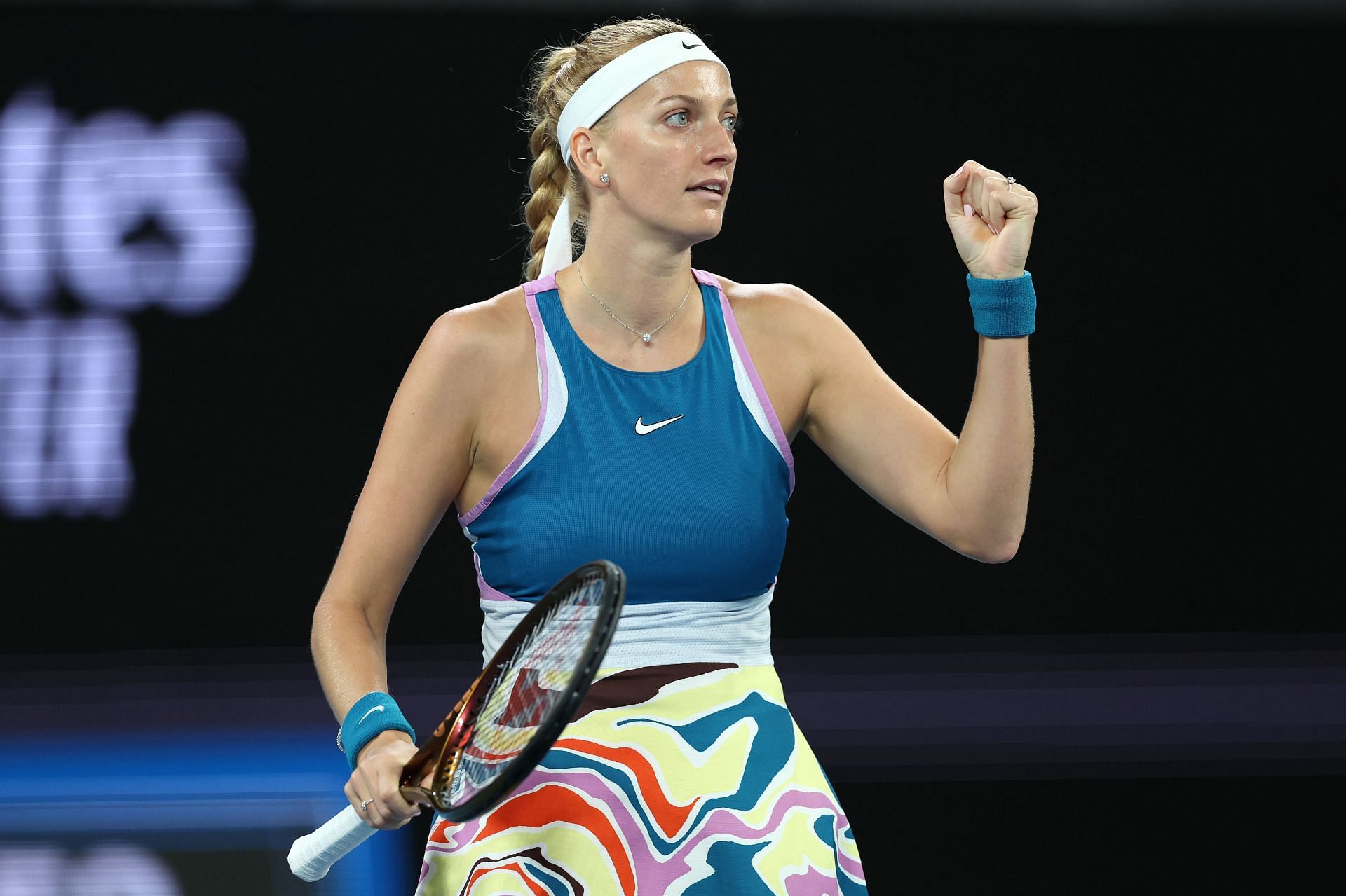 Petra Kvitova at the 2023 Australian Open.