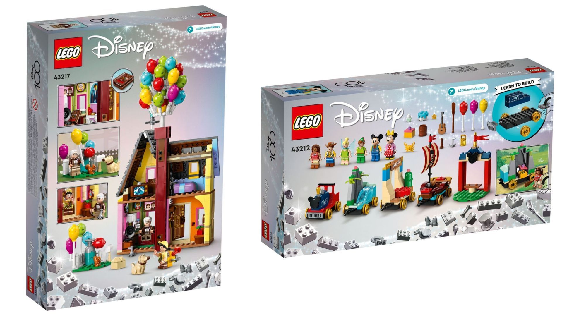 New Disney100 LEGO: Disney Celebration Train & UP House!