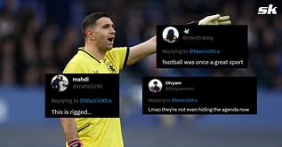 "This is rigged" , "Football was once a great sport" - Fans fume as Emi Martinez wins The Best FIFA Goalkeeper of the year award