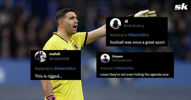 "This is rigged" , "Football was once a great sport" - Fans fume as Emi Martinez wins The Best FIFA Goalkeeper of the year award