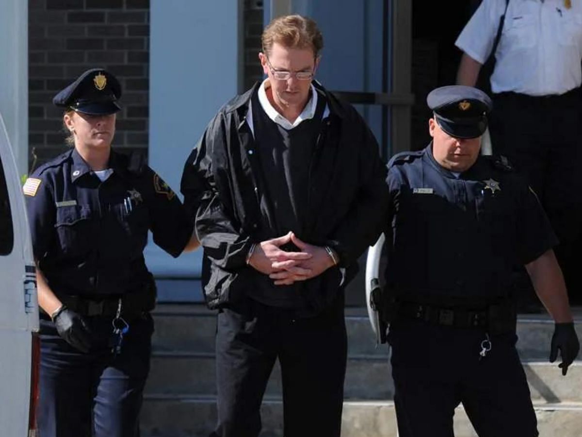 Thomas Toolan III pictured in police custody (Image via Cape Cod Times)