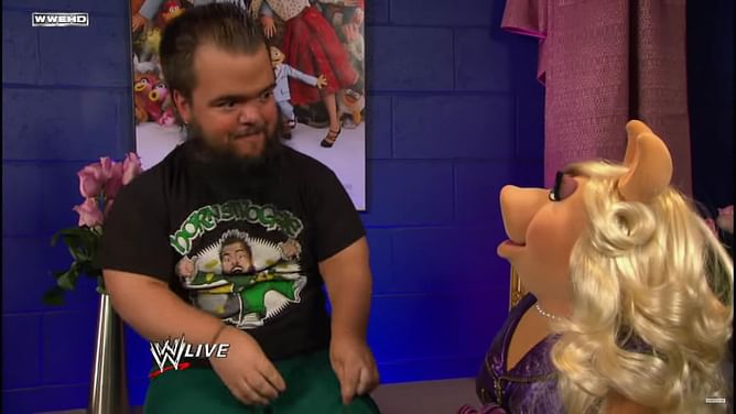 "When Miss Piggy hit me, I was supposed to be able to talk" - Former champion discusses WWE pitch