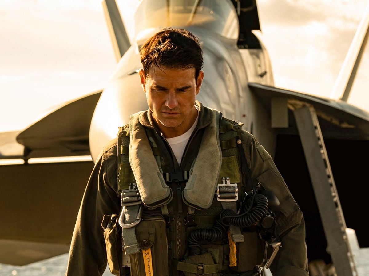 Tom Cruise in Top Gun: Maverick (Photo by Courtesy of cedricdumler/ParamountPictures/via IMDb)
