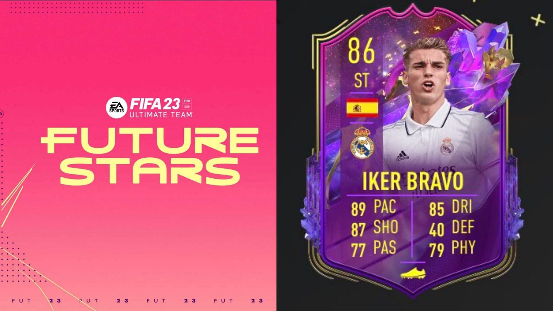 FIFA 23 players got access to a Future Stars Iker Bravo item thanks to a glitch (Images via EA Sports)