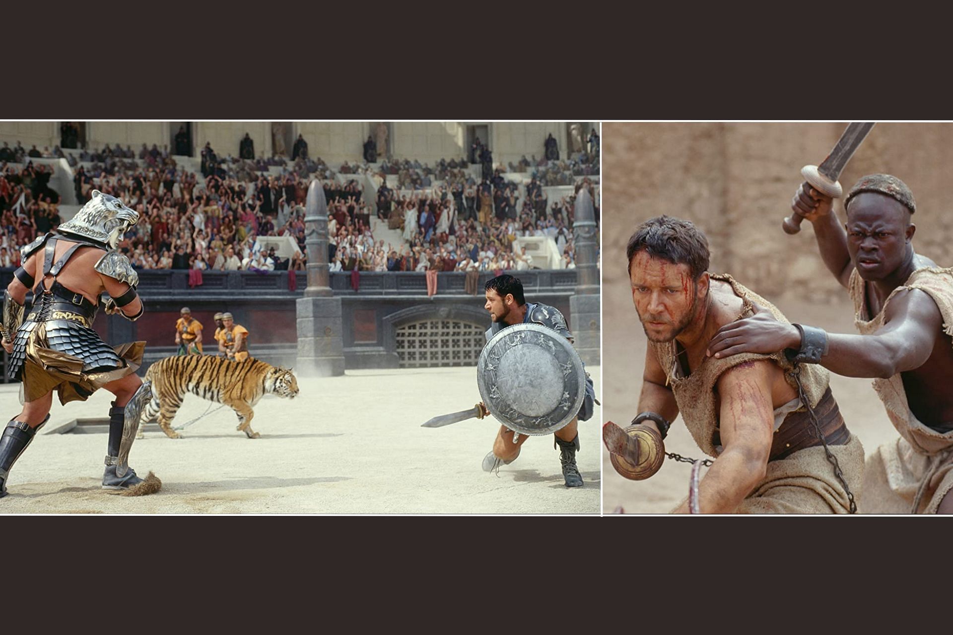 Gladiator released in 2000 and won five Oscars. (Photo via IMDb/Sportskeeda)