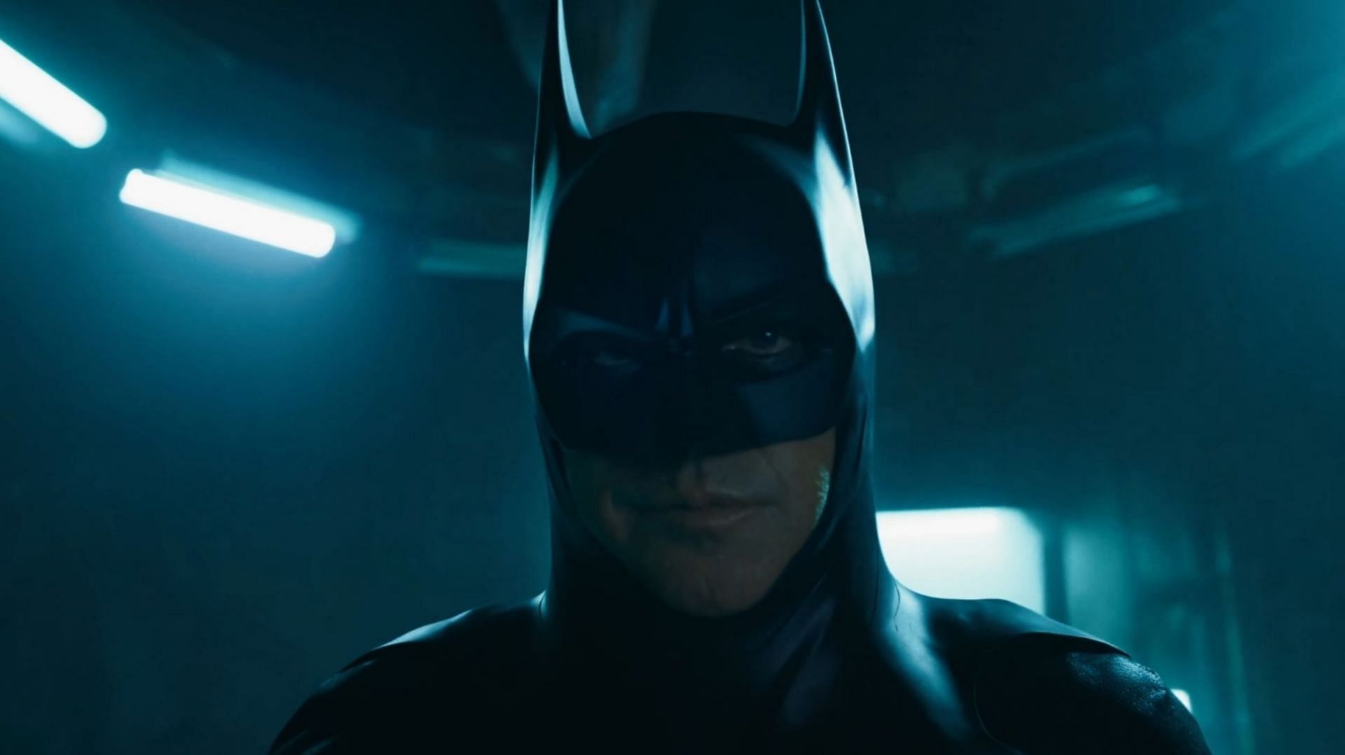 Michael Keaton as Batman (Image via Warner Bros Pictures)