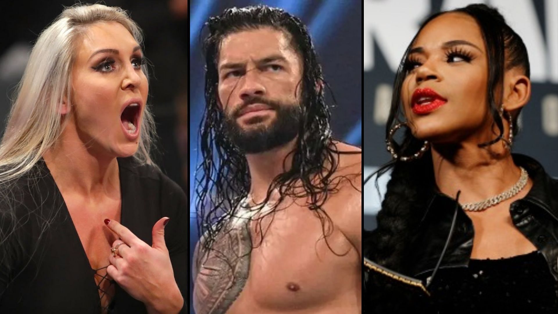 Charlotte Flair, Roman Reigns and Bianca Belair are the top champions of WWE