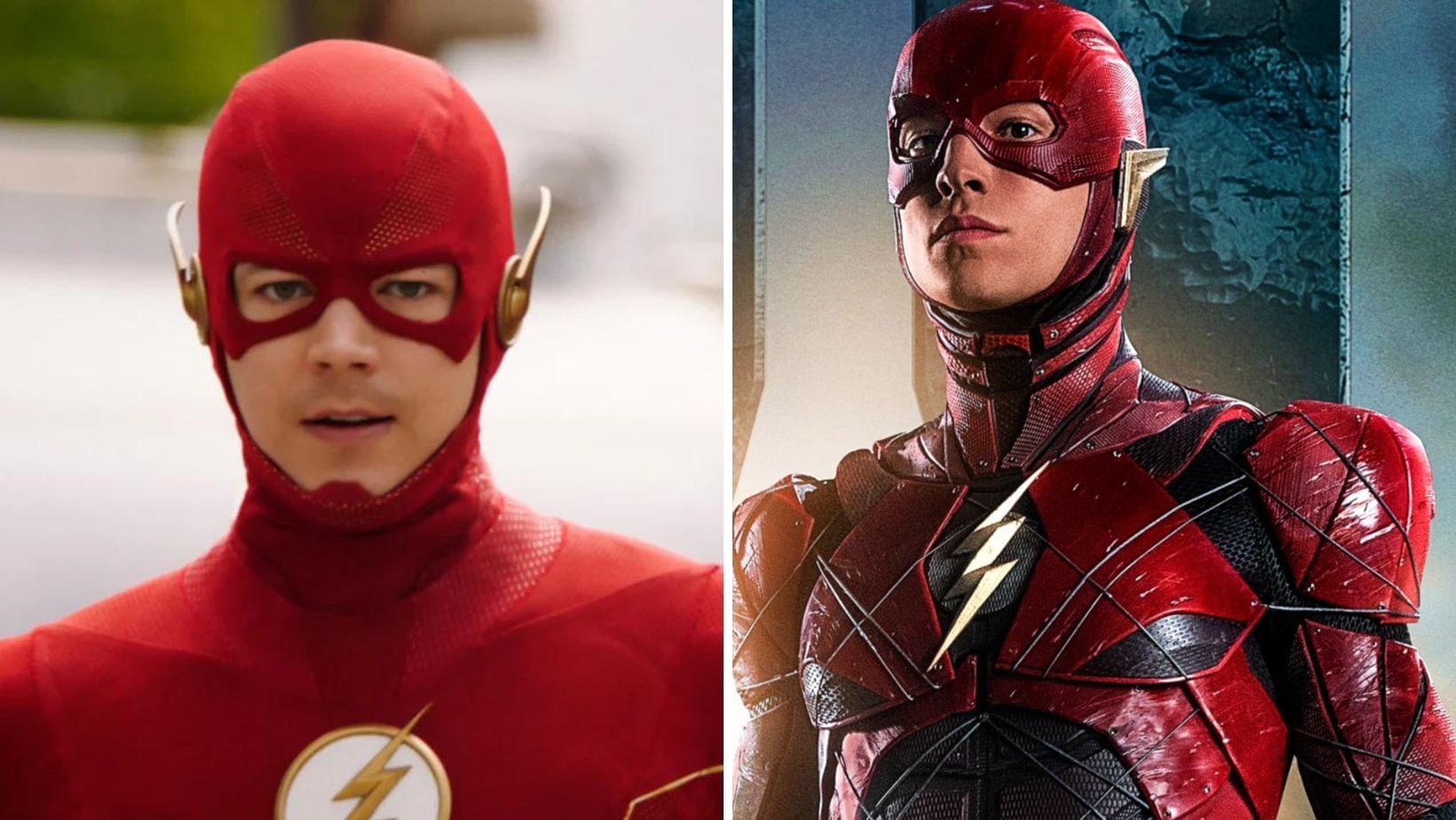 Ezra Miller&#039;s fate as The Flash (Image via Sportskeeda)