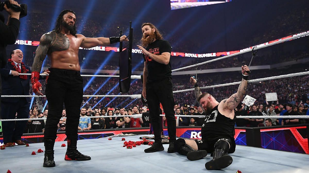 Roman Reigns defeated Kevin Owens at the Royal Rumble.