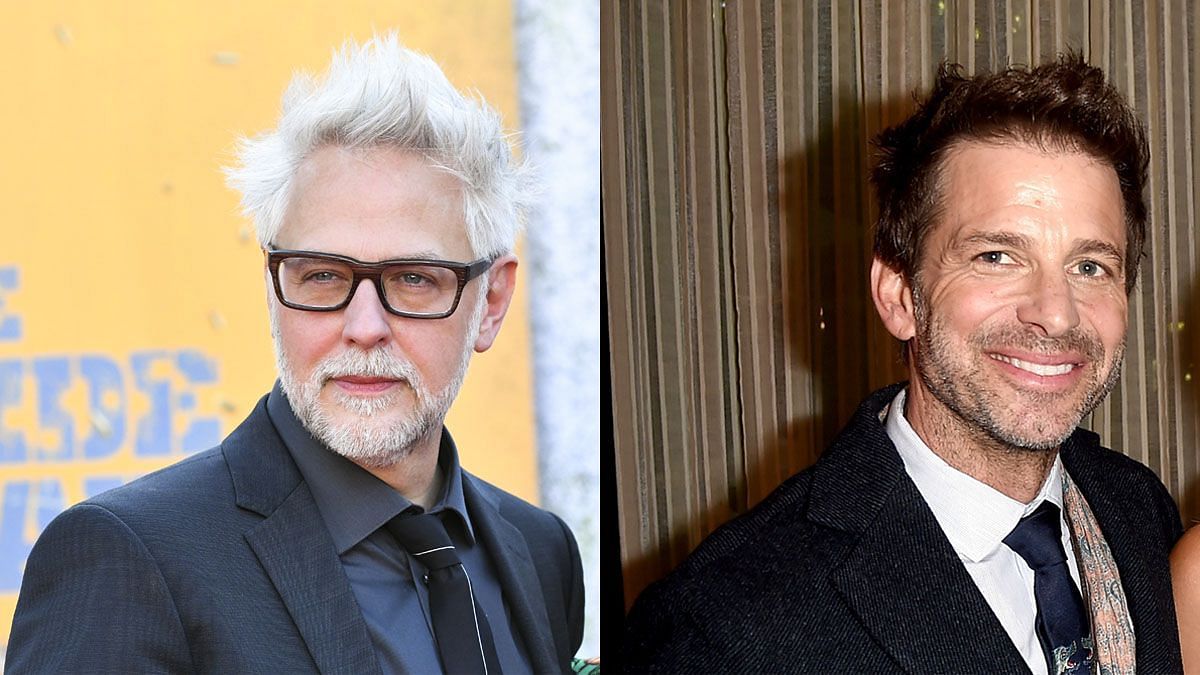 Zack Snyder and James Gunn (Images via Getty)