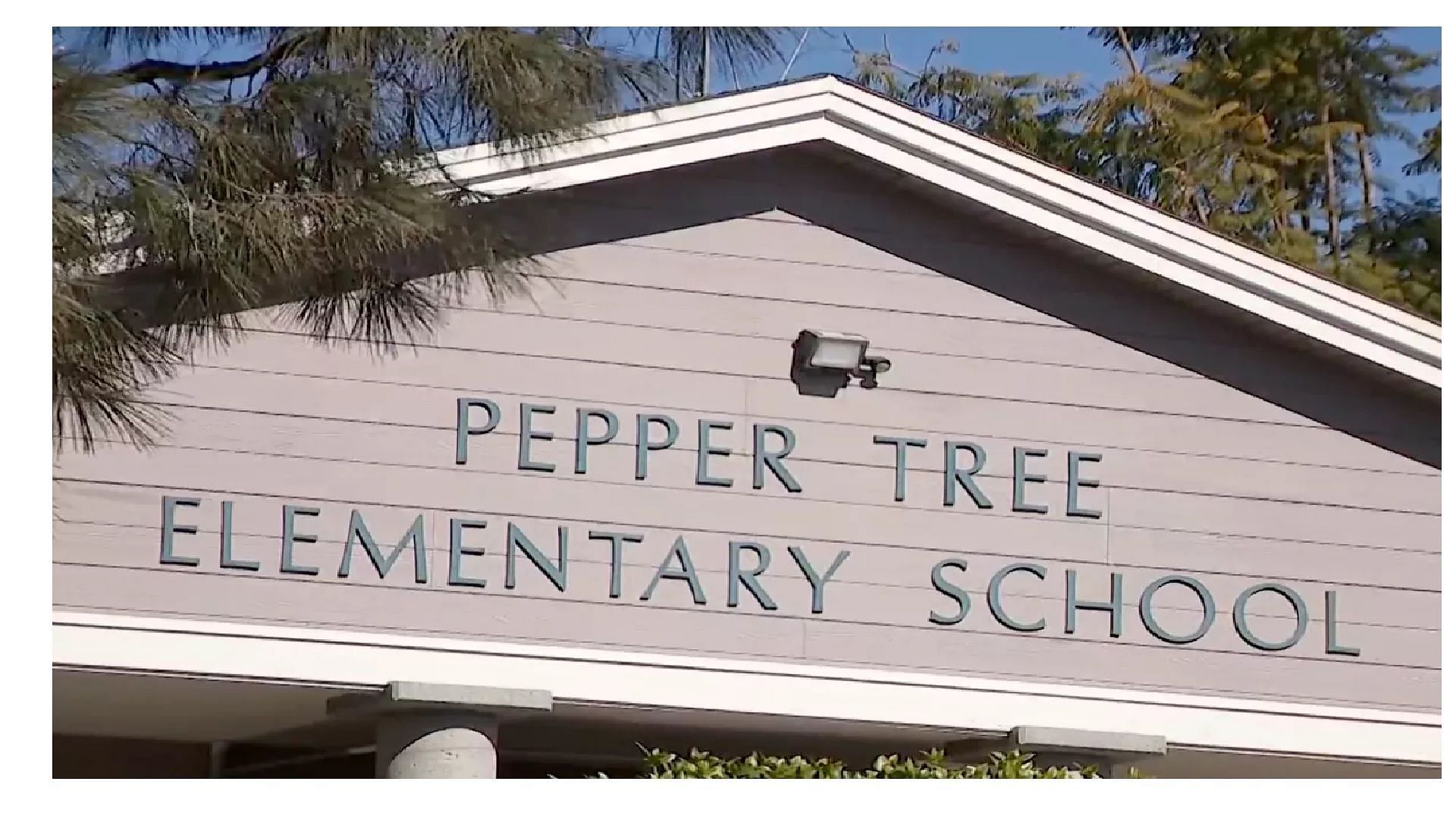 Pepper Tree Elementary School lands in trouble (Image via KTLA)