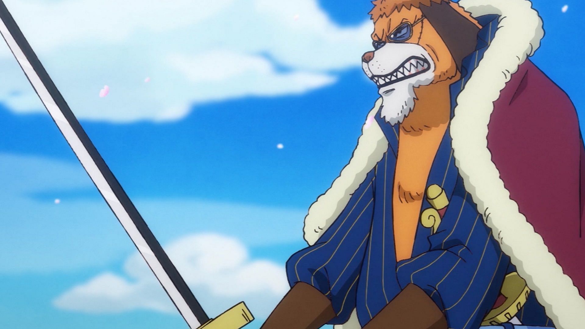 Inuarashi as seen in One Piece (Image via Toei Animation, One Piece)