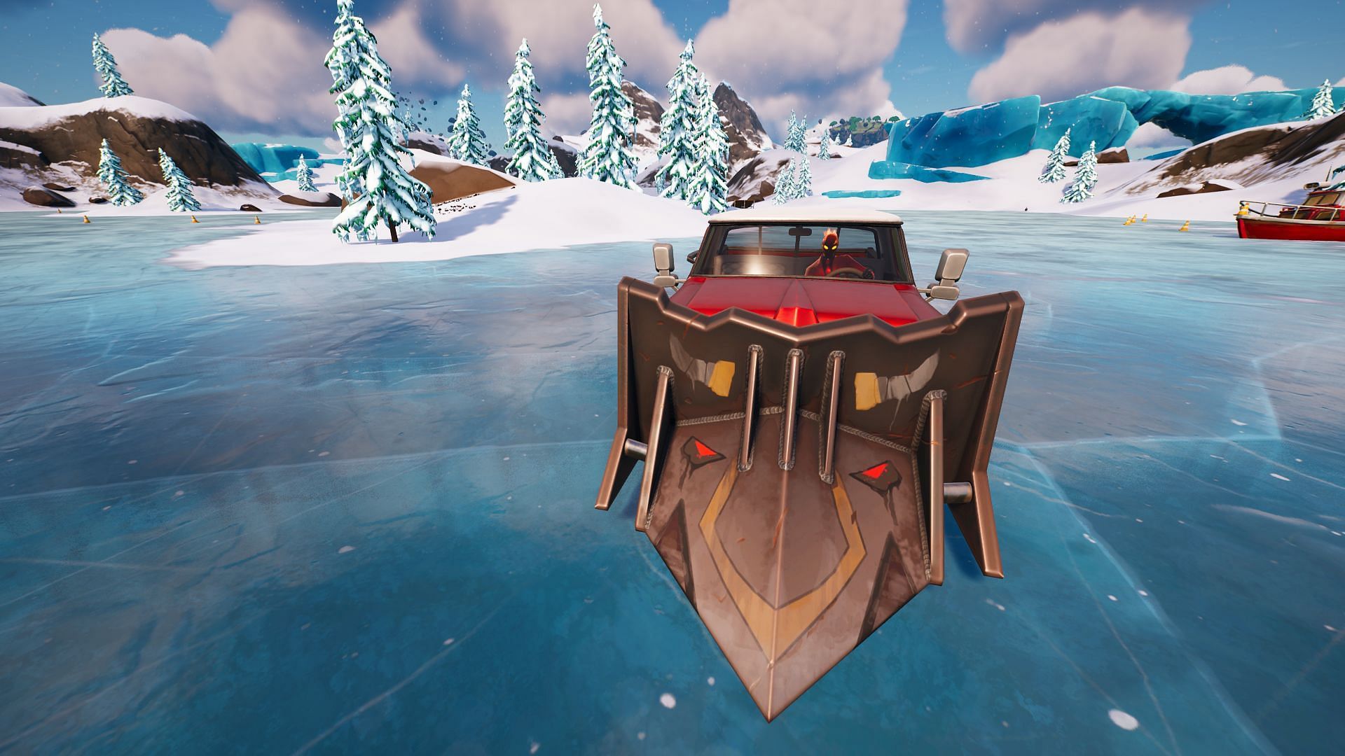 Remember to fuel-up the vehicle before driving (Image via Epic Games/Fortnite)