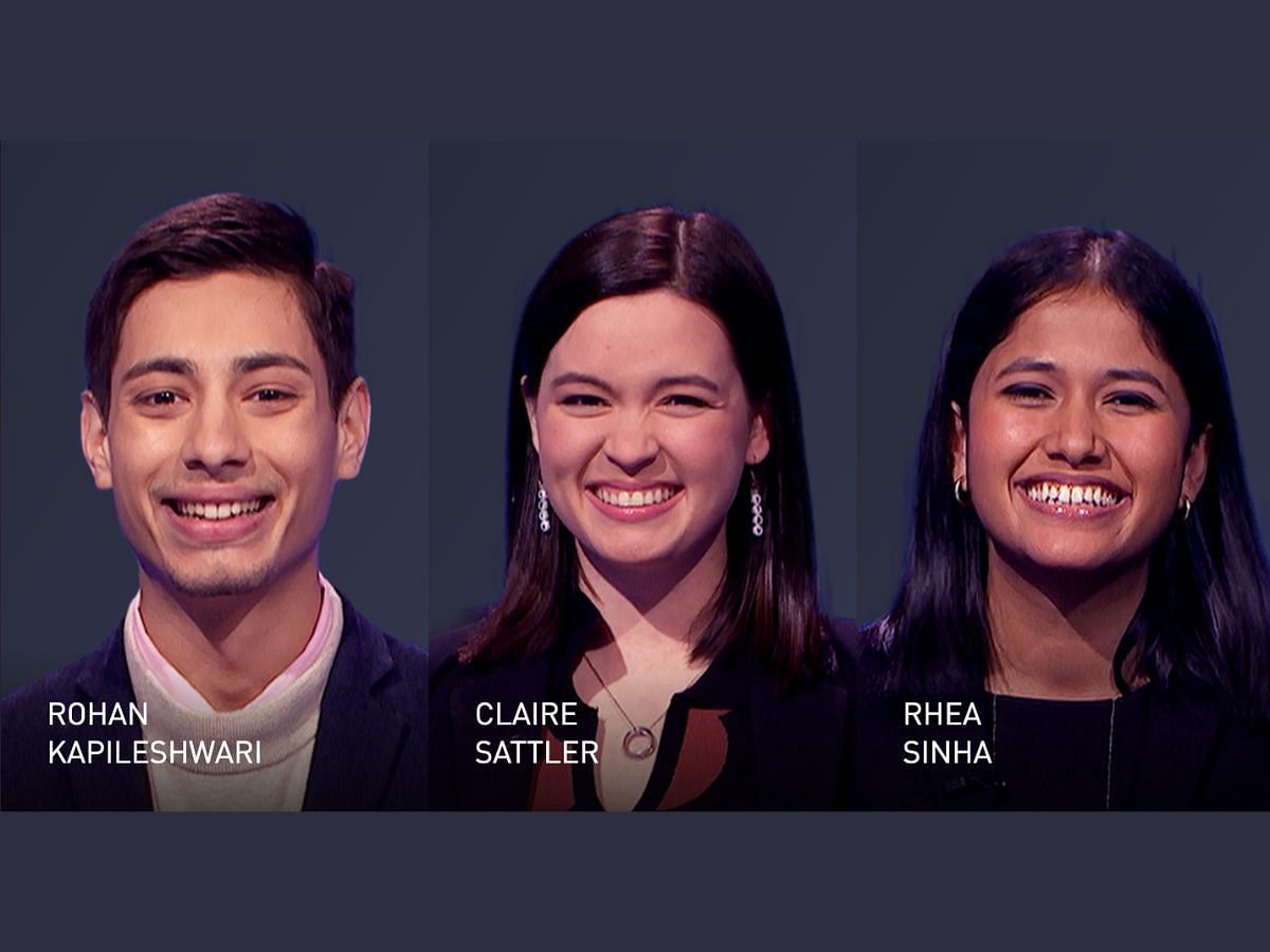 Jeopardy! High School Reunion Tournament 2023 episode 6 players