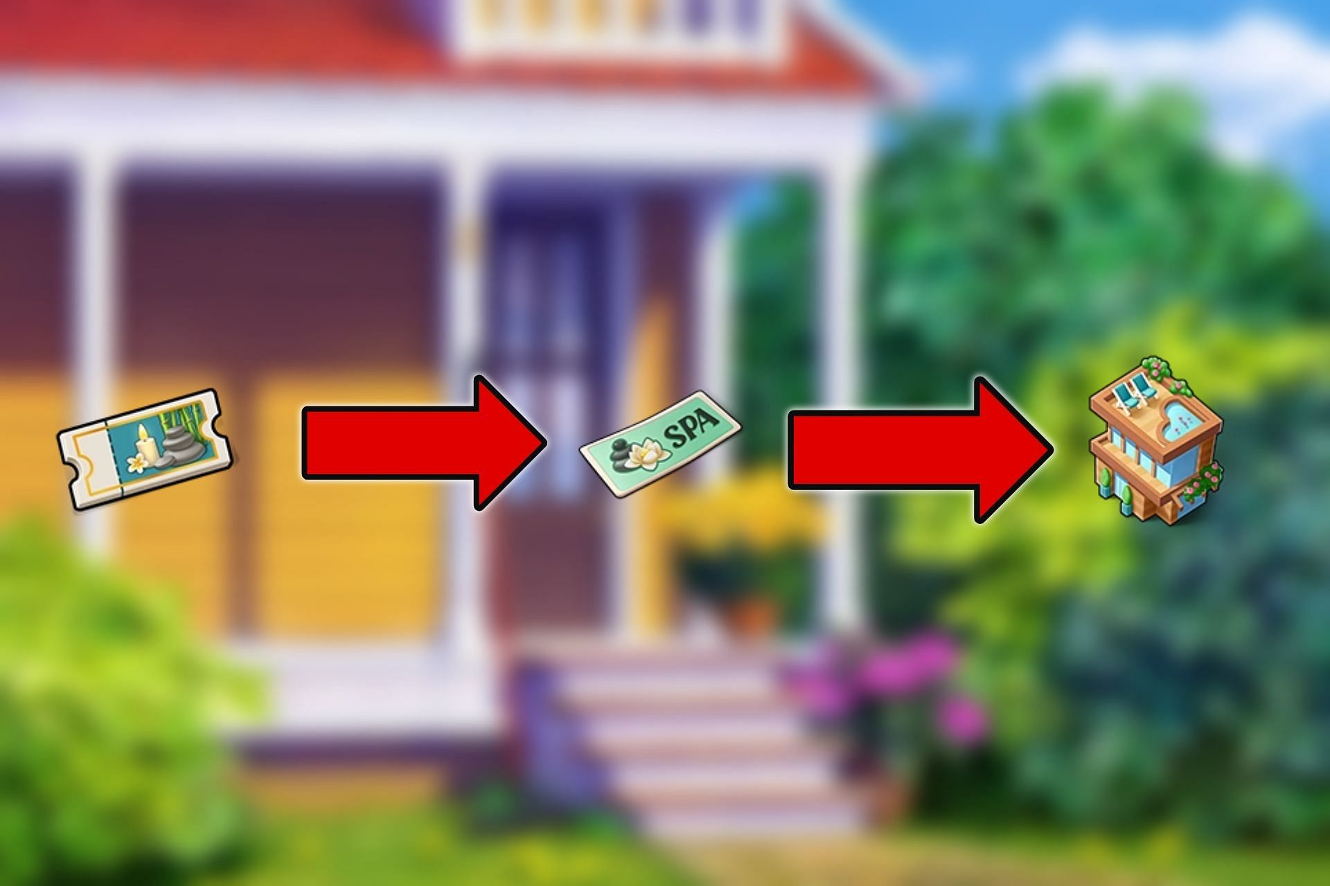 Guide to get Spa Day Voucher in Merge Mansion (Image via Metacore Games OY / Sportskeeda)