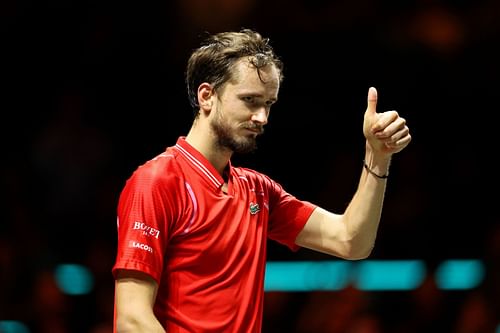 Daniil Medvedev is gunning for his first title at the Dubai Tennis Championships.