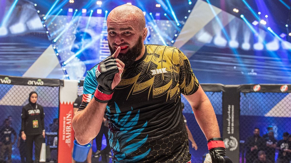 Shamil Gaziev picked up an emphatic knockout win over Darko Stosic at Brave CF 69 [Image via Fighters Only]