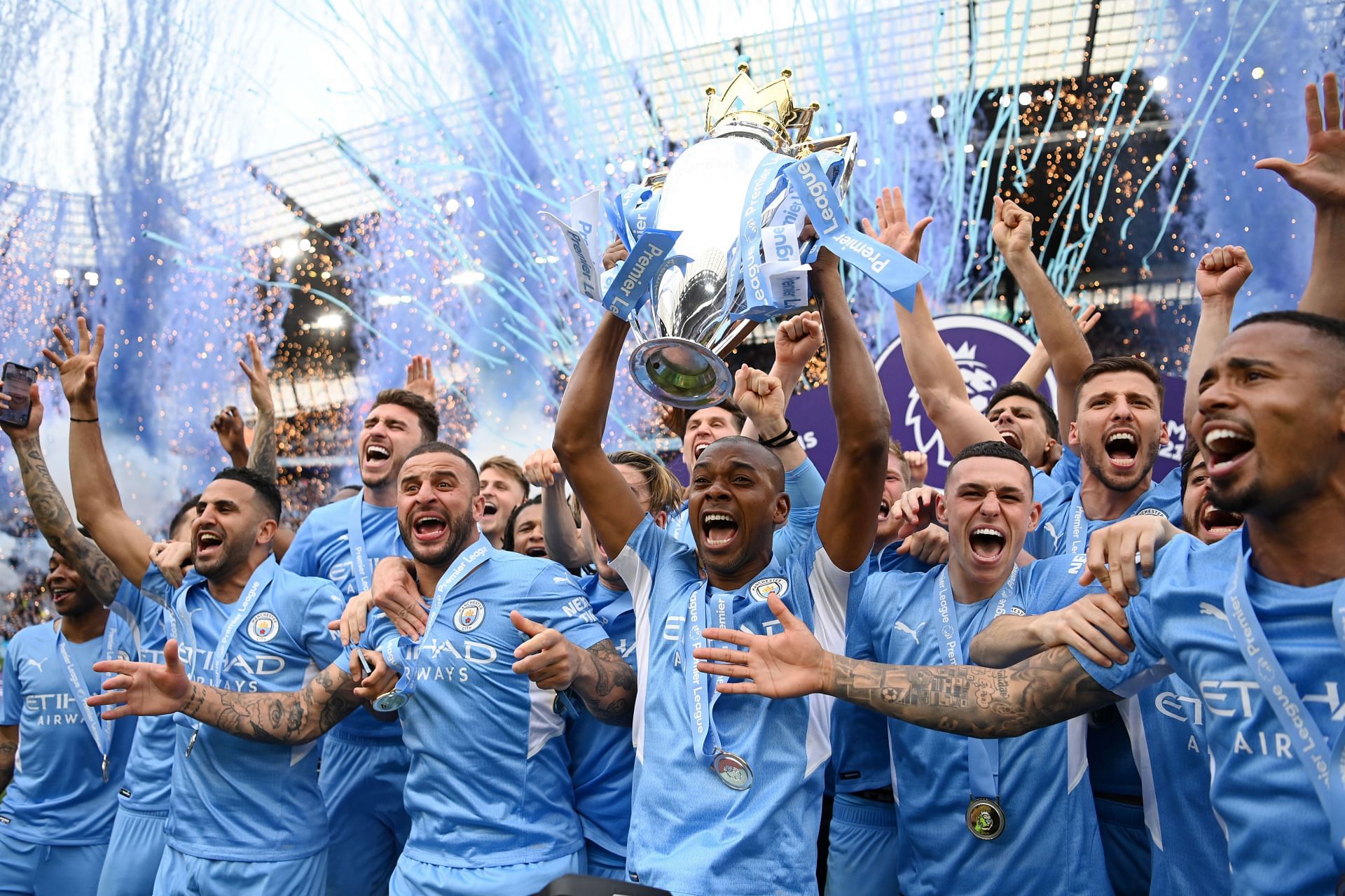City have won four of the last five Premier League titles