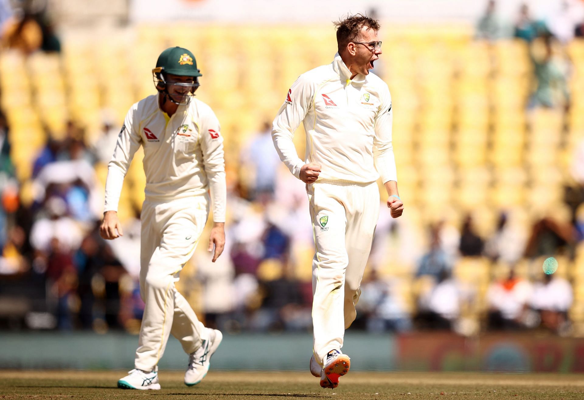 Todd Murphy made his Test debut against India earlier this year.