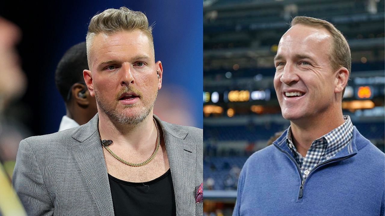 Pat McAfee and Peyton Manning