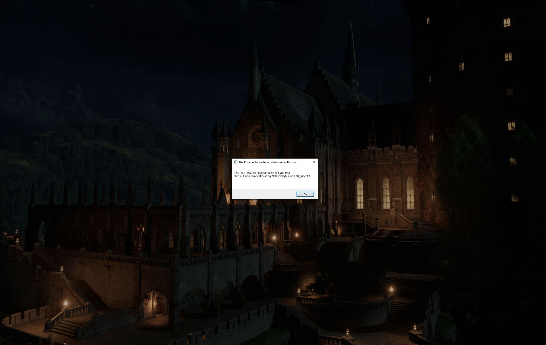 Fixing the &quot;LowLevelFatalError&quot; in Hogwarts Legacy (Image via Hogwarts Legacy)