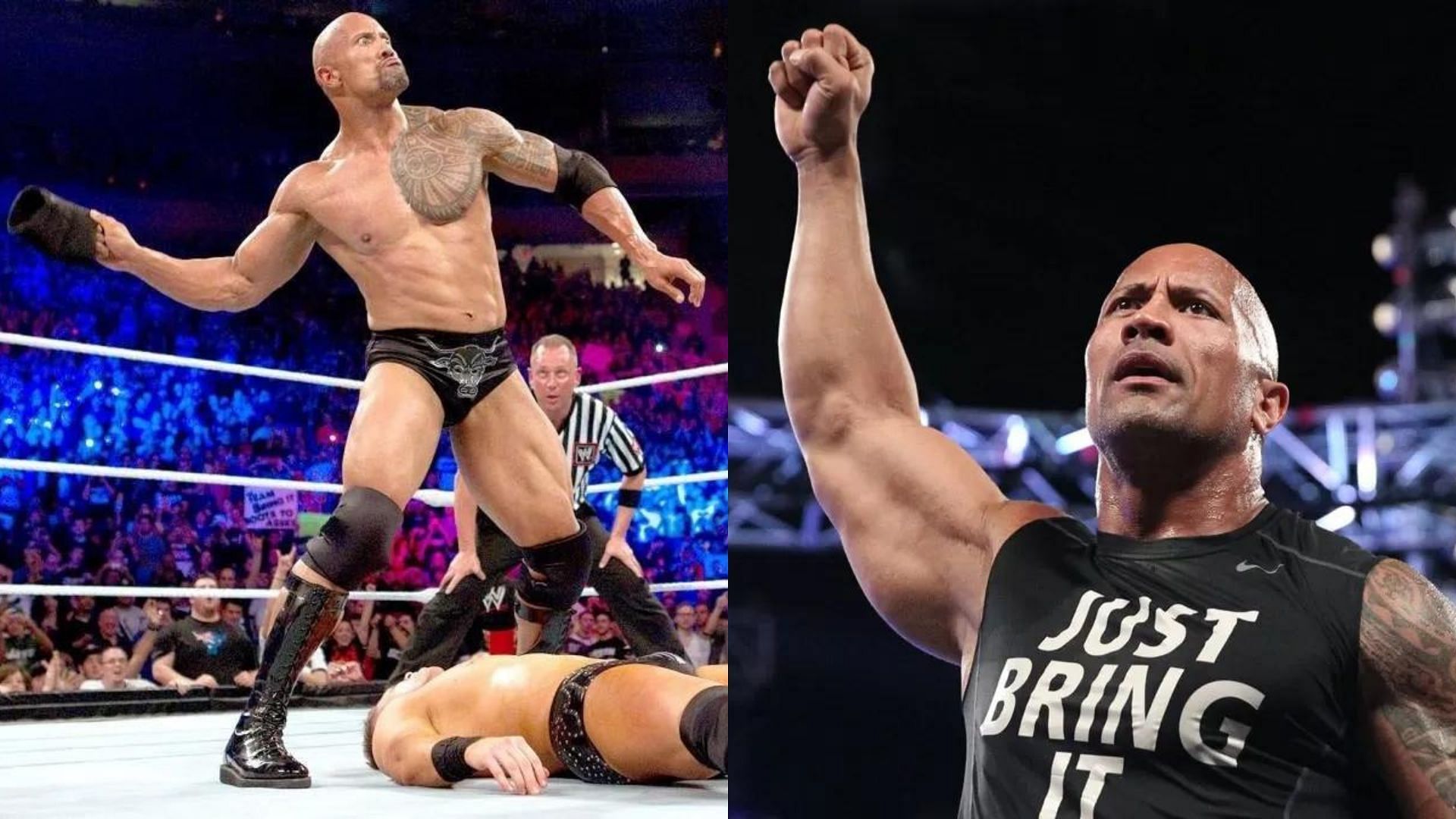 A WWE star attempted to hit one of The Rock