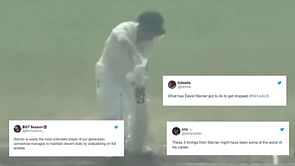 "Warner is slowly becoming Shami's bunny" - Twitter trolls the opening batter after poor outing in 2nd IND vs AUS Test