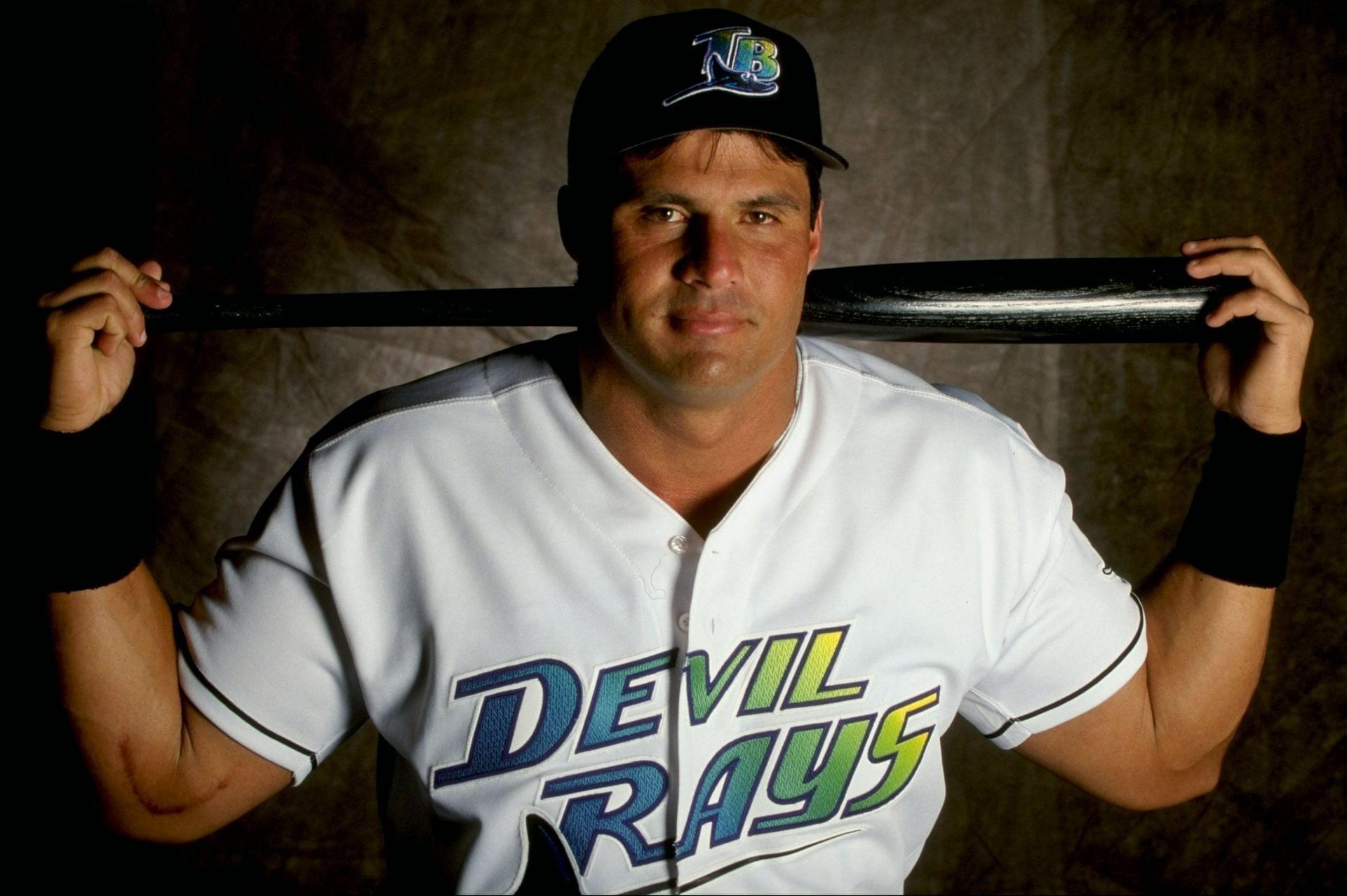 Cecil Fielder of the Detroit Tigers poses for a photo during photo