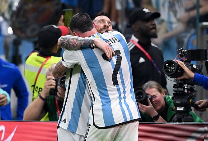 "The first thing I thought of was hugging Leo" - Argentina superstar makes heartwarming Lionel Messi claim