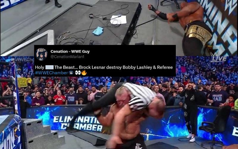 Lesnar dismantled everyone in sight