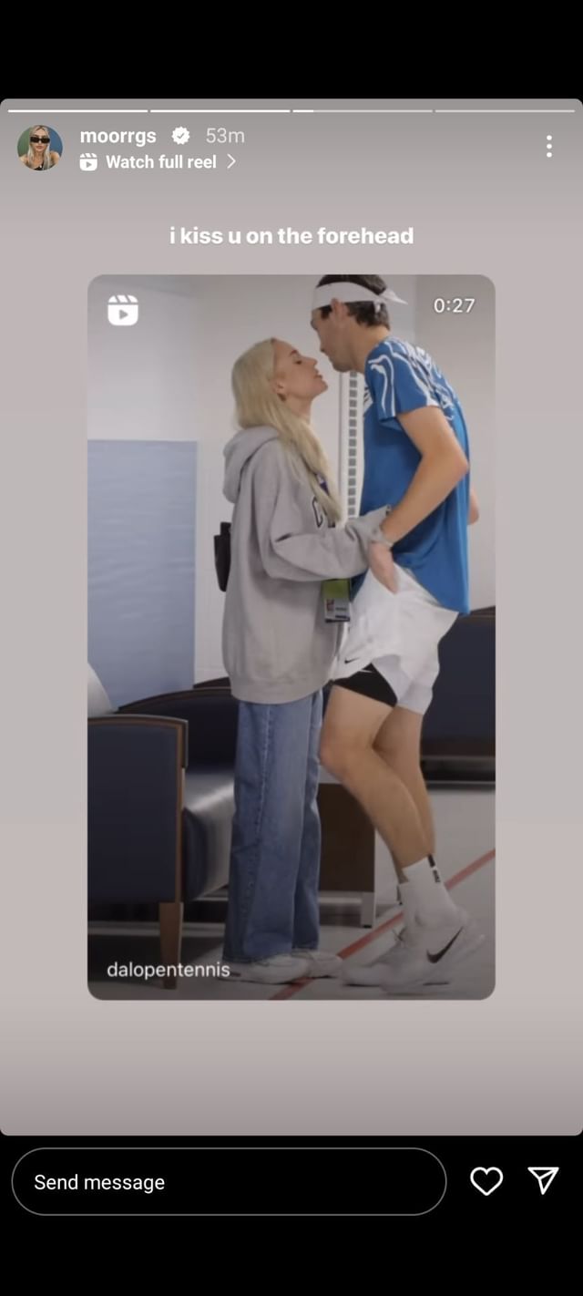 Taylor Fritz's girlfriend Morgan Riddle shares her delight as the ...