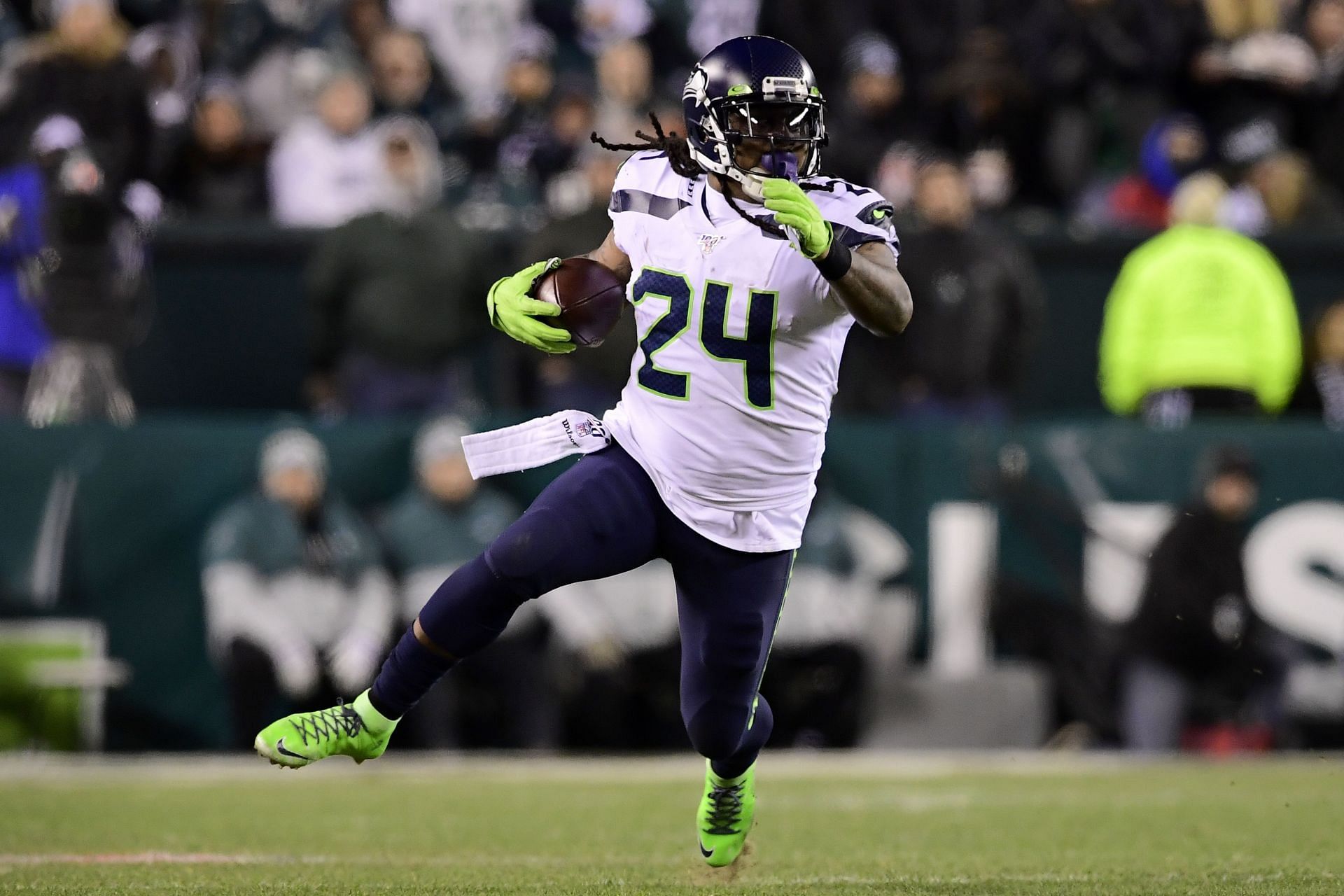 Former Seattle Seahawks running back Marshawn Lynch