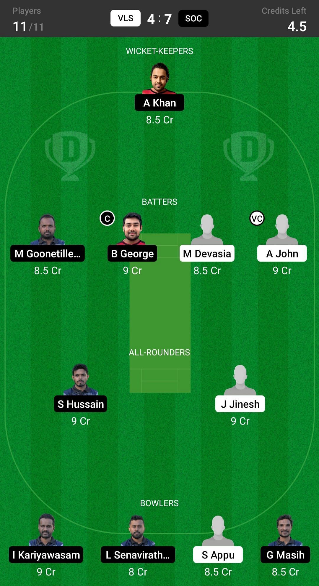 Southern Crusaders vs Victoria Lions Fantasy suggestion #2