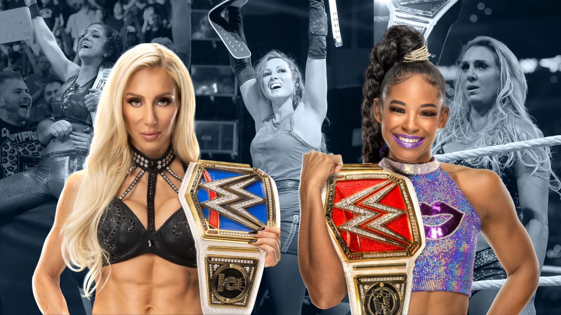 Charlotte Flair is on her 14th world title run, while Bianca Belair has been champion for a record 323 days and counting